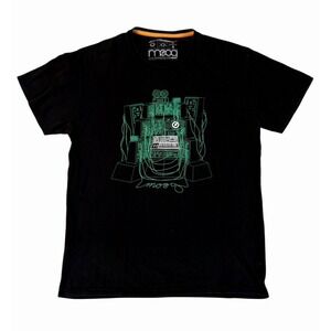 Vintage Y2K Moog Music T Shirt XL Synth Synthesizer Electronic Instrument Audio